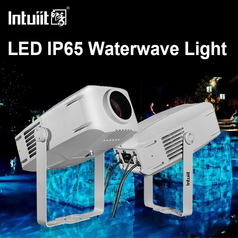 Proiettore da esterno effetto onda d'acqua IP65 | LED RGBW, opzioni da 60W a 400W, DMX512, luce a increspature in movimento per facciate, giardini