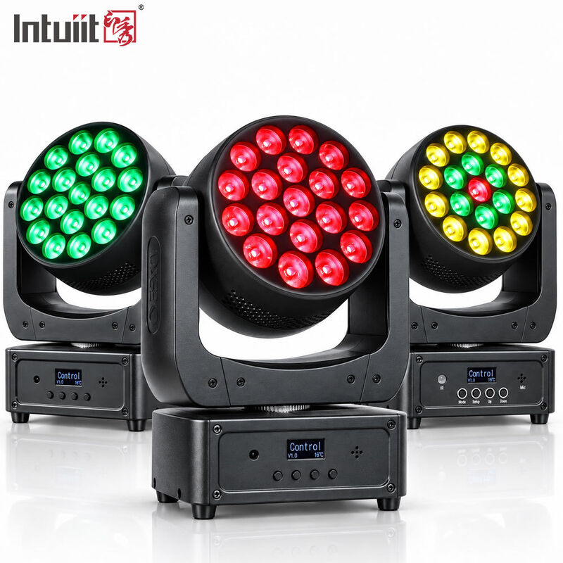 19x8w Rgbw 4in1 Testa Mobile Wash Light Dj Disco Led Stage Lights