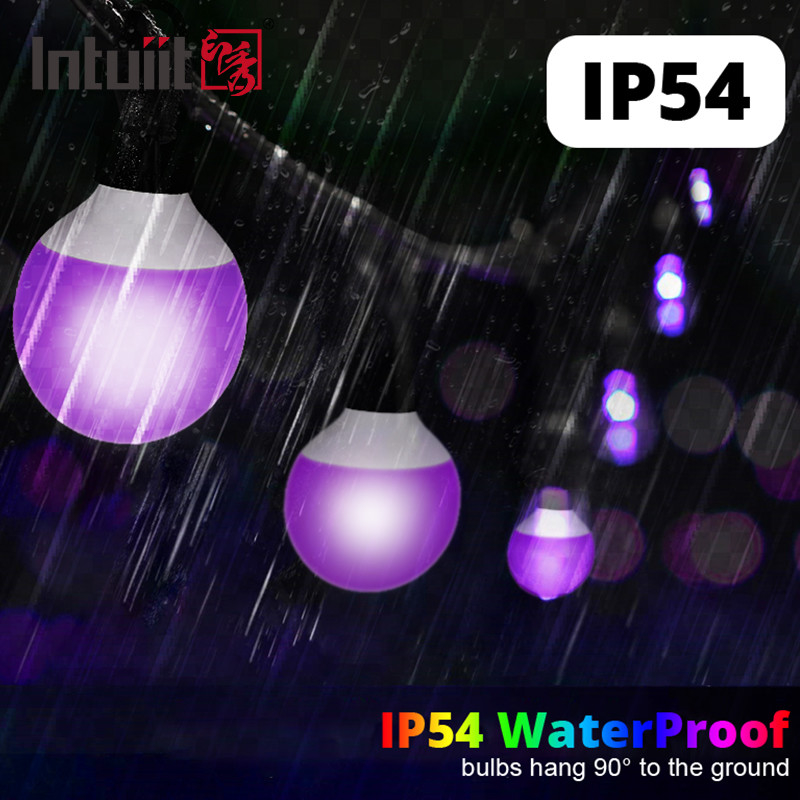 Bistro decorativo LED String Lights 15m 20 pixel Lampadine Festa di nozze Luci natalizie