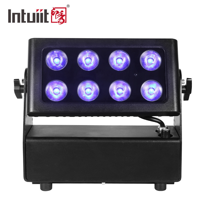 Rondella all'aperto impermeabile 8*15W 4 della parete IP65 in 1 luce della fase della parete della batteria principale di RGBW