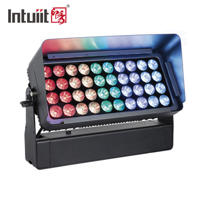 Illuminazione all'aperto impermeabile di colore della costruzione della città IP65 della luce della rondella della parete dell'inondazione di 40X10W DMX RGBW 4 In1 LED