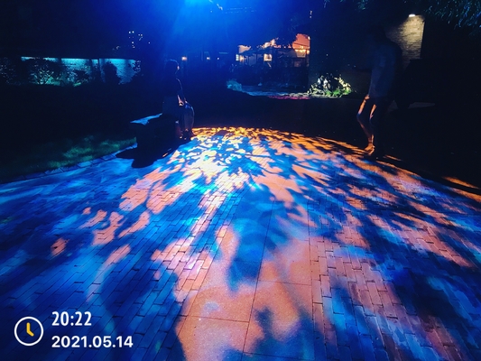 Lumiera idraulica dinamica ad effetto d'onda d'acqua all'aperto Rgbw Lumiera ad effetto d'onda d'acqua Led Gobo Projector Light