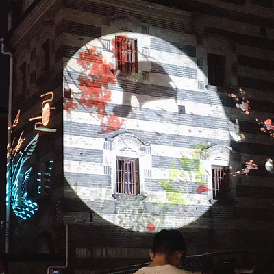 Parco a tema Edificio alto 400W Proiettore esterno Gobo Effetto LED luci personalizzate