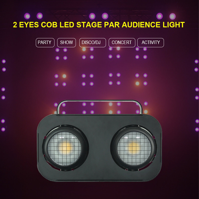 2 Occhi 2*90W Dmx512 Controllo Splicing Cob Audience Blinder Effect Stage Light