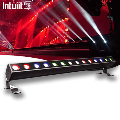 Stage Led DMX Light Bar 14x10W RGBW 4IN1 LED Wall Wash Light Strobe Wall Washer Bar Per la festa in chiesa Dj Stage