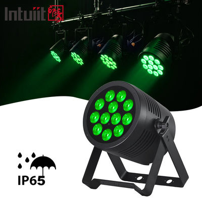 Legatura di alluminio RGBWA UV LED Flat Par 12x20W Illuminazione DJ Par Can Dmx 512 Light Wash Stage Lighting per la chiesa