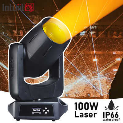 Testa mobile a fascio per esterni IP66 100W Laser impermeabile per spettacoli teatrali e concerti