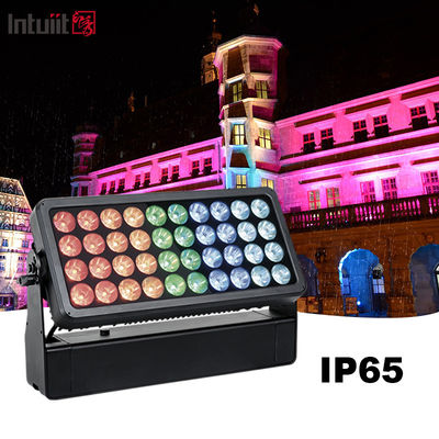 Faretto City Color LED RGBW 40*10W per esterni, effetto Beam Wash Strobe, impermeabile IP65, illuminazione a parete, modalità di controllo DMX512
