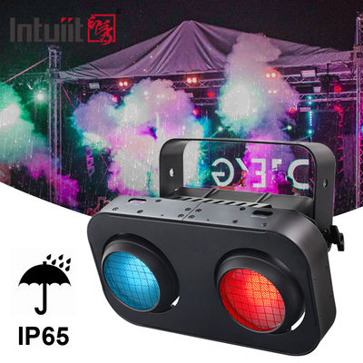 2-Eye IP65 Caldo Bianco/Ambra/RGB 200W LED Audience COB Blinder Light per Dj Concerto Evento Teatro Illuminazione del palco