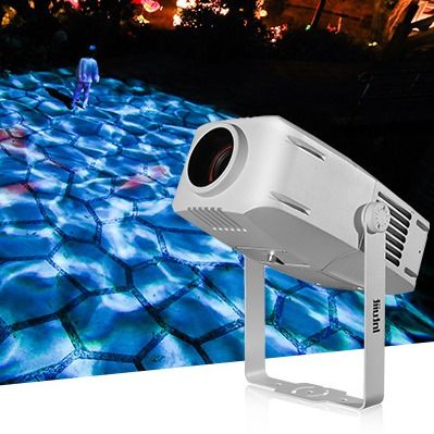 Proiettore a LED impermeabile per esterni da 100W Ondata d'acqua Blu Effetto di scena ondulato dinamico Gobo Luce proiezione luci