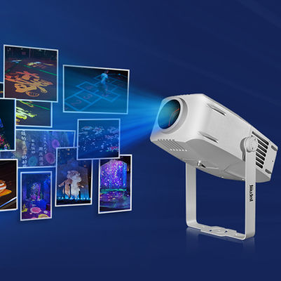 Proiettore LED Zoom Logo Personalizzato per Esterni e Interni, 200W, Impermeabile IP65, per Pubblicità Gobo