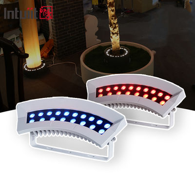 Faretto LED da giardino per esterni RGBW 36W, IP65 impermeabile, luce spot colorata, alluminio, luce per abbracciare l'albero