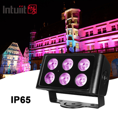 Faretto LED da esterno RGB RGBW 6x5W IP65, Wall Washer, Blinder, Strobo