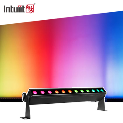 Luci LED IP20 Up Lights a Batteria LED Wall Wash 12x2w RGBW 4in1 Luce da Palco con Controllo Audio