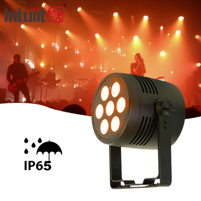 Barra luci da palco 7x20w IP65 DMX512 RGBWA-UV 6in1 Led Par Can per DJ Disco Party
