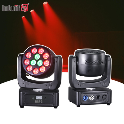Testa mobile luci 12*8W LED Stage Lights RGBW DJ Lighting DMX 512 Sound Activation per eventi, feste, matrimoni, chiesa, live band show