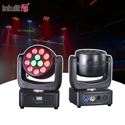 Apparecchiature per l'illuminazione del palco per eventi DMX Beam RGBW 12x8w Led Wash Moving Head Light