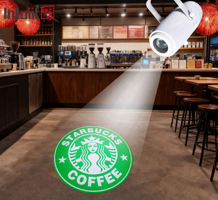 Logo personalizzato gratuito Gobo Proiettore luci pubblicitarie 40W LED Sign Proiezione a parete Lampada IP20