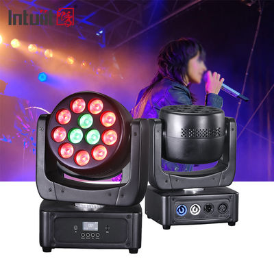 12*8W Moving Head LED DJ Light RGBW Wash Beam DMX512 Sound Activated Stage Lighting per matrimoni Feste discoteche
