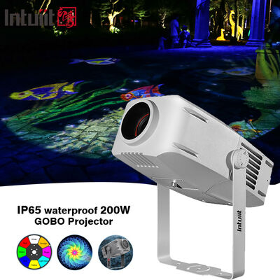 200W Proiezione Gobo Esterno Ignifuga IP65 DMX LED Proiettore Logo Luce per Edifici