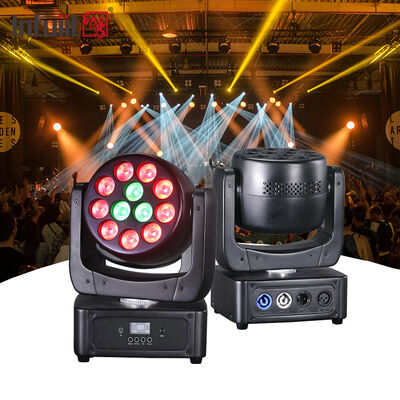 Mini 12x8W Led Rgbw Light Dmx Dj Disco Party Club Illuminazione Effetto attrezzatura Lampada Stage Moving Head Light