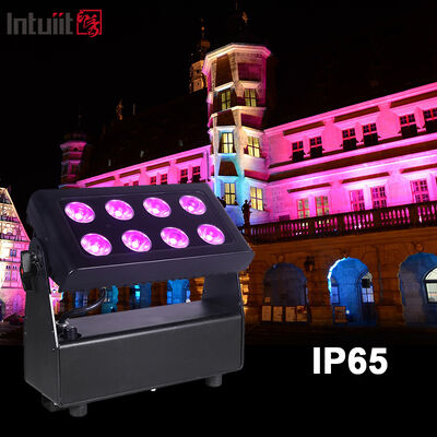 Led 8x15W RGBW Lavatrice di pareti Hotel Villa Parete esteriore Paesaggio Lampada a LED Illuminazione edilizia Giardino Paesaggio Decorazione per esterni