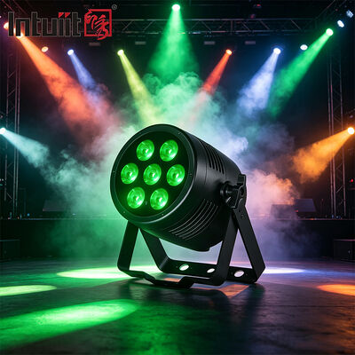 IP65 Acque resistenti all'alluminio LED Par Light 7x20W RGBWA UV 6in1 DMX512 Professional Stage Uplight per eventi all'aperto