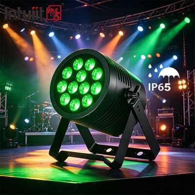 IP65 esterno impermeabile 12x20W RGBWA UV 6 in 1 LED Par Light Professionale DMX DJ Stage Lighting Wash Uplight per Disco Wedding Show