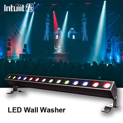 LED Wall Washer Bar 4x10W RGBW 4in1 IP65 Outdoor Stage DJ Wash Light Linear Strip DMX Wedding Back Light
