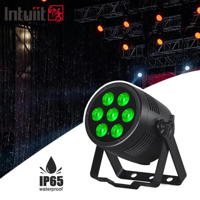 uper Bright 7*20W RGBWA+UV 6in1 LED Par Light IP65 Outdoor DMX512 per concerti