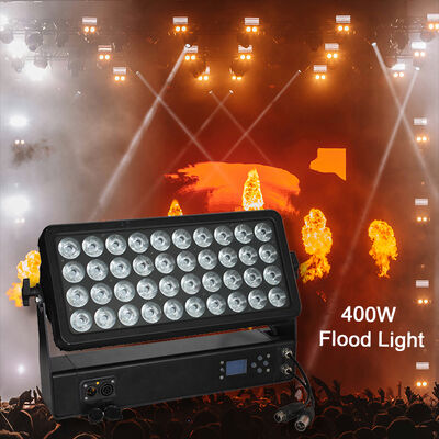 Professionale all'aperto IP65 impermeabile 40x10W 4-in-1 RGBW LED Flood Light Wall Washer per l'illuminazione architettonica del paesaggio urbano