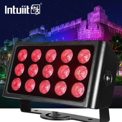 4 colori Rgbw 4 in 1 luce di inondazione principale all'aperto della fase di effetto del lavaggio 15pcs 80watt Dmx per gli eventi in tensione