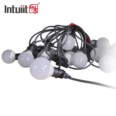 Luci impermeabili della corda del globo del caffè RGBW con 60 lampadine dell'ABS