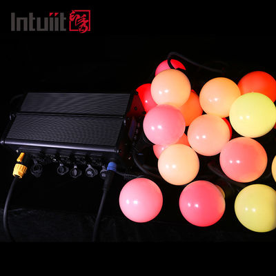 colore solare all'aperto di sincronizzazione di musica di luci della corda 240V che cambia la lampada estendibile della decorazione IP54