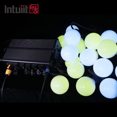 Lampadine cambianti 240v del festone delle luci della corda della lampadina di colore commerciale di RGB