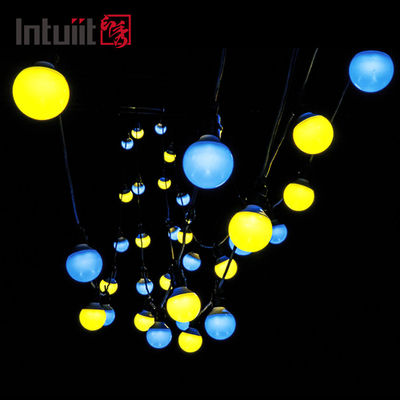 IP54 ha condotto la decorazione all'aperto di Natale della lampadina del pixel di Natale principale 15m della luce RGBW della fase