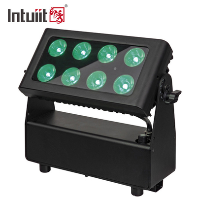 la fase di controllo LED di 8*10W RGBWA IR accende il proiettore di luce senza fili a pile del bucato colorato della città