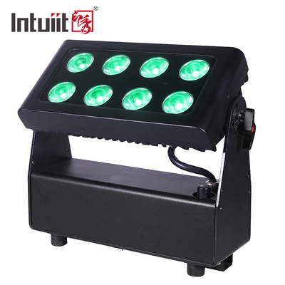 La fase a pile di ROSH LED si accende RGBWA + 6 UV in 1 RGBW ha condotto i riflettori DMX512 dell'inondazione