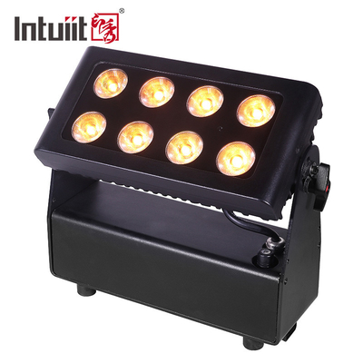 L'ABS che la fase principale a pile accende 72W Rgbw+UV 4 in 1 radio ha condotto Uplight