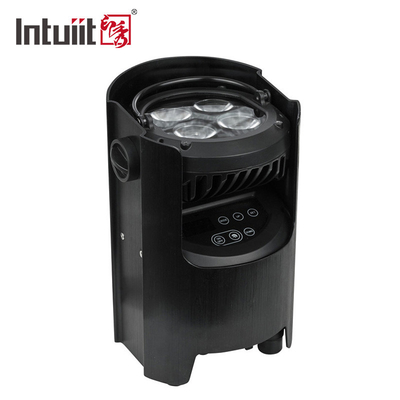Radio ricaricabile LED all'aperto 4 a pile leggeri par di DMX in 1 RGBWAUV 4*12W con il regolatore di IR