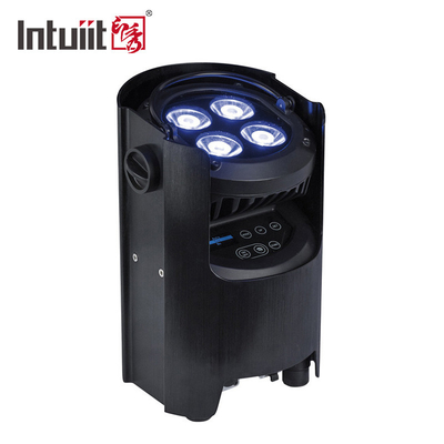 Batteria Uplight senza fili 4x12w par RGBWAUV 4 del partito della fase in 1 controllo a distanza leggero par del DJ IR Wifi