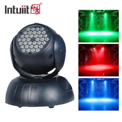 Partito di discoteca di Dmx DJ delle luci del lavaggio della fase di Rgb LED Mini Moving Head